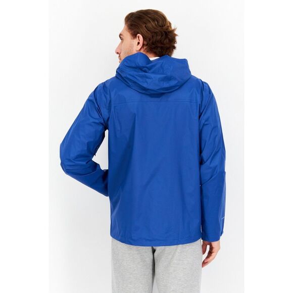 Eddie Bauer weatheredge lightweight jacket blue full zip hooded men’s XL TALL - Picture 13 of 14